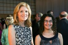 Ambassador Caroline Kennedy and Theadora McGee, winner of the 2022 Profile in Courage Essay Contest